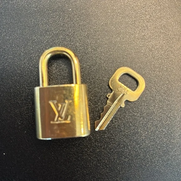 Louis Vuitton Gold Padlock with Key #304 - Picture 7 of 7